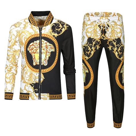 mens versace velour tracksuit replica|versace clearance for men.